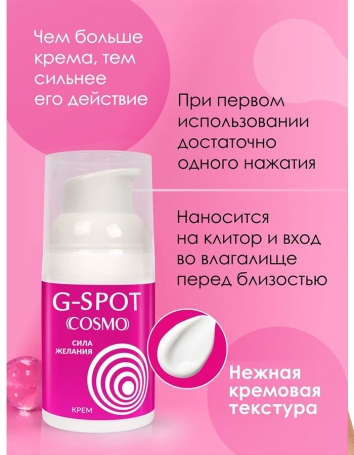 Стимулирующий крем Cosmo G-spot