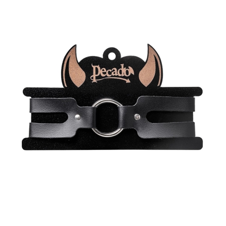 Чокер-ошейник из кожи Pecado 03123