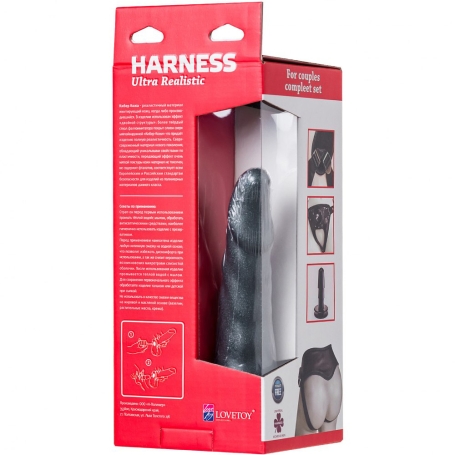 Анальный страпон Harness Ultra Realistic 6,5"
