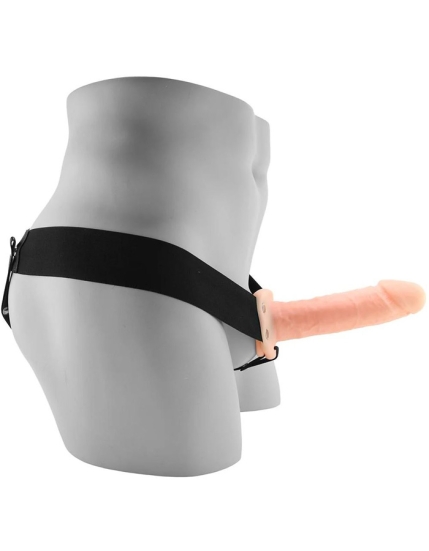 Страпон полый DR. Skin 7&quot; Hollow Strap-On