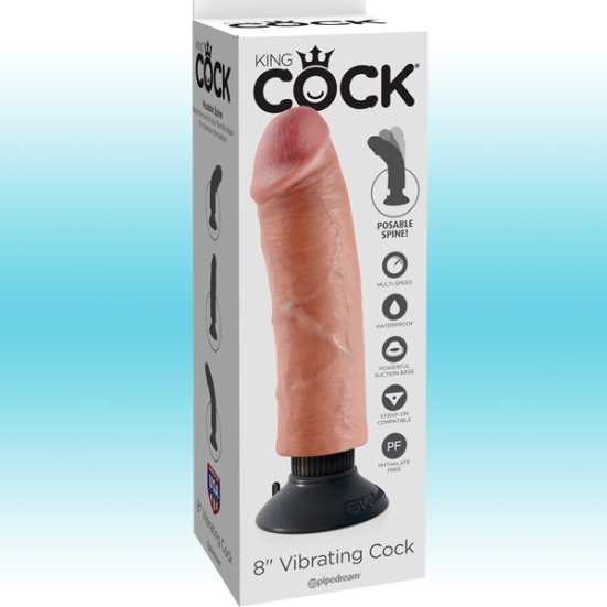 Фаллос-вибратор 8&quot; Vibrating Cock