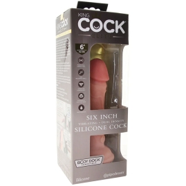 Фаллос-вибратор 6" Vibrating Silicone Dual Density